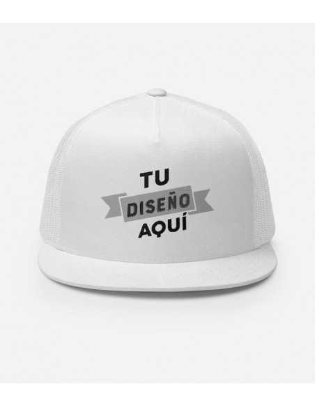 Gorra snapback con malla