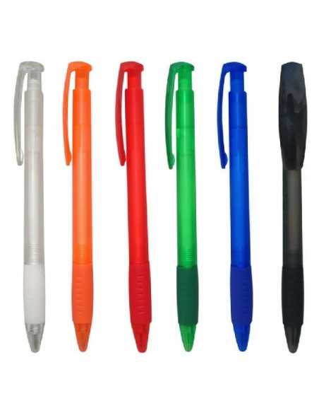 Boligrafo Retractil Traslucido