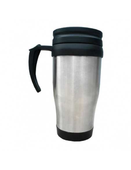 Mug Plateado Tapa Asa Negra