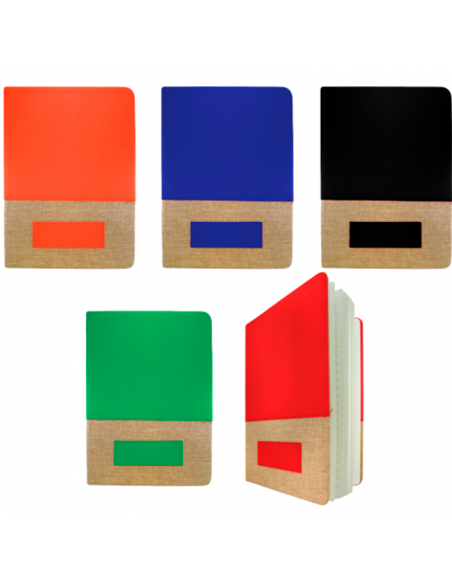 Libreta Ecologica Cubierta Lino