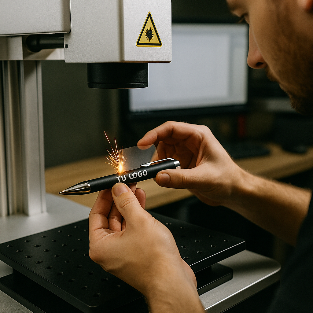 Grabado láser en productos corporativos